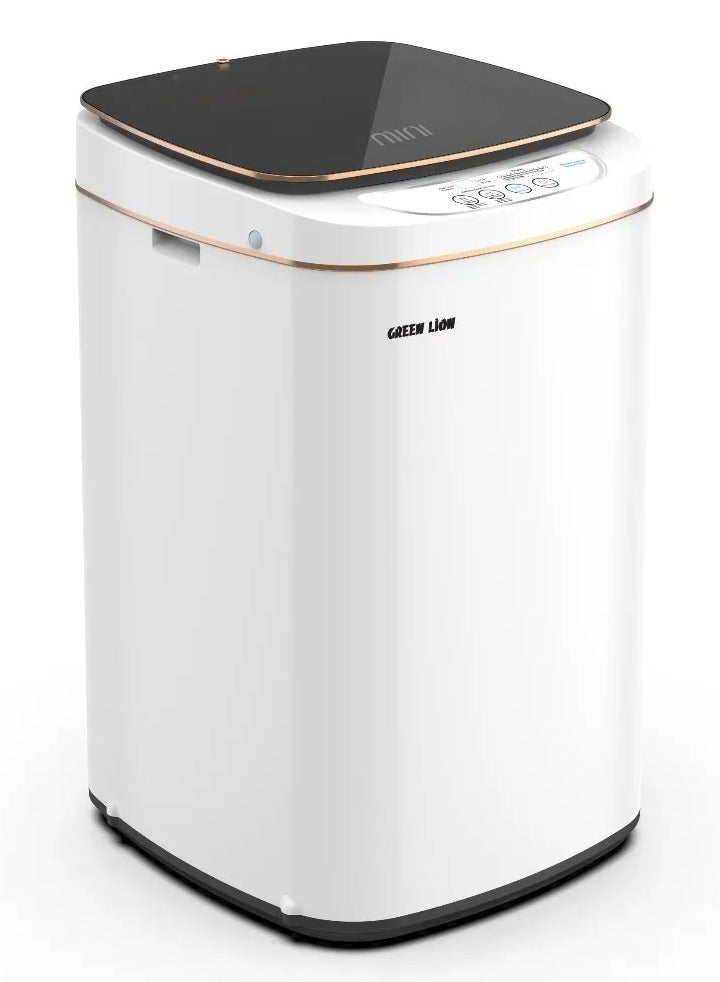 GREEN LION Fully Automatic 4Kg Compact Washing Machine with 8 Smart Programs / 800 RPM / 22L Bucket Volume / Auto Shut Off / Bottom Drain Drainage Method - White - Image 1