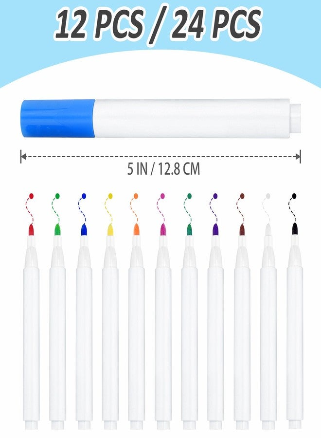 Morcheiong 24 Pcs White Plastic Egg Shakers Musical Instruments, Easter Egg Favors Egg Maracas Shakers for Kids, DIY Set with 24 Pcs Multicolor Pens - Image 3