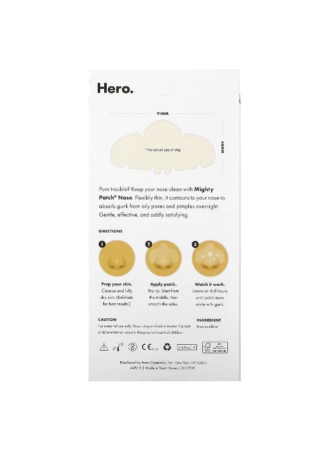 Hero Cosmetics Hero Cosmetics, Mighty Patch® Nose, 10 Hydrocolloid Patches  - Image 2
