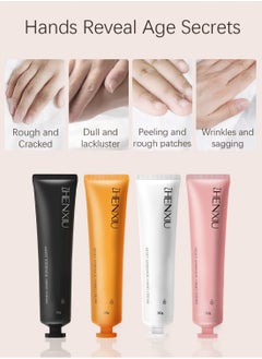 ZHENXIU 4Pcs Moist Essence Hand Cream Set, Scented Candles Gift Set, Hand Cream Gift Set, Moisturizing Travel Size Mini Hand Lotion for Dry Cracked, Birthday Gifts for Unisex 30G/Pcs  - Image 2
