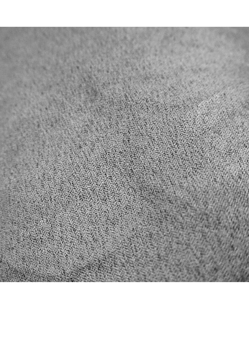 A.M Collapsible Cat Tunnel 2 Window Suede Cat Play Tube Toy for Large Cats with Scratching Ball Crinkle Paper, Long 130 cm x diameter 30 cm, Grey - Image 2