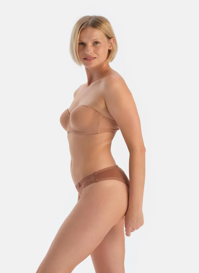 dagi Non-padded Bra Interlock Non Padded Wired Removable Strap Underwear
