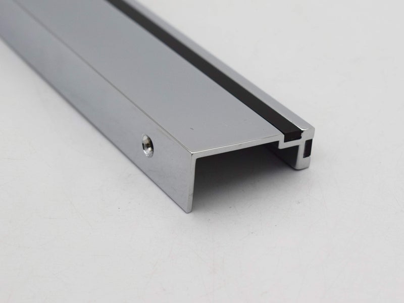 RAB Handle Aluminum Kitchen and Office Drawer/Cabinet/Door/Wardrobe Profile Handle (Code:- Hand P02, Finish:- CP-Black, Size:- 20") - Image 4