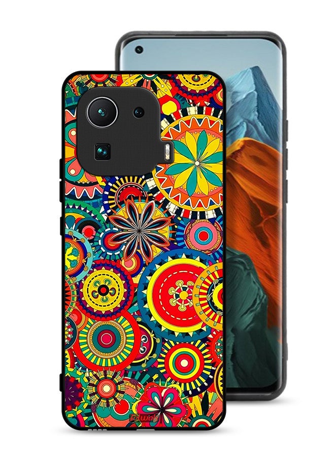 Tolwak Xiaomi Mi 11 Pro Protective Case Cover Colorful Mandala Pattern - Image 1