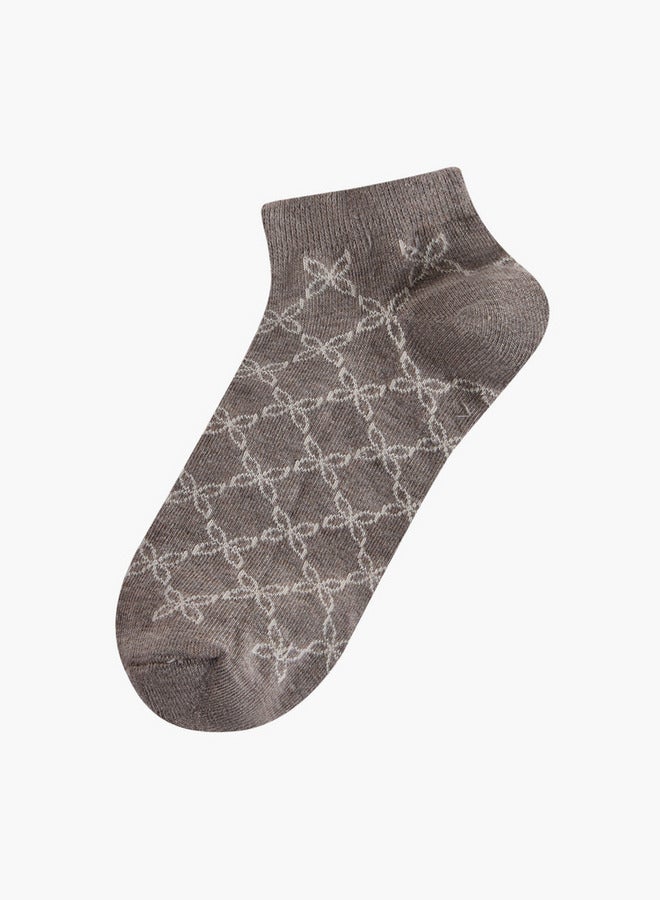 Celeste Printed Ankle Length Socks - Set of 5 - Image 2
