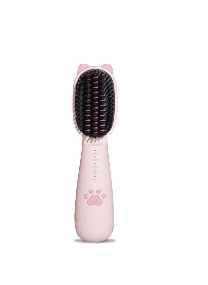 Icon Hair Thermal Hair Straightening Brush Pink - pzsku/Z13FA18285281E9C896EBZ/45/_/1700309700/8d4aad1b-1fcc-4ffa-8777-293737d2b127