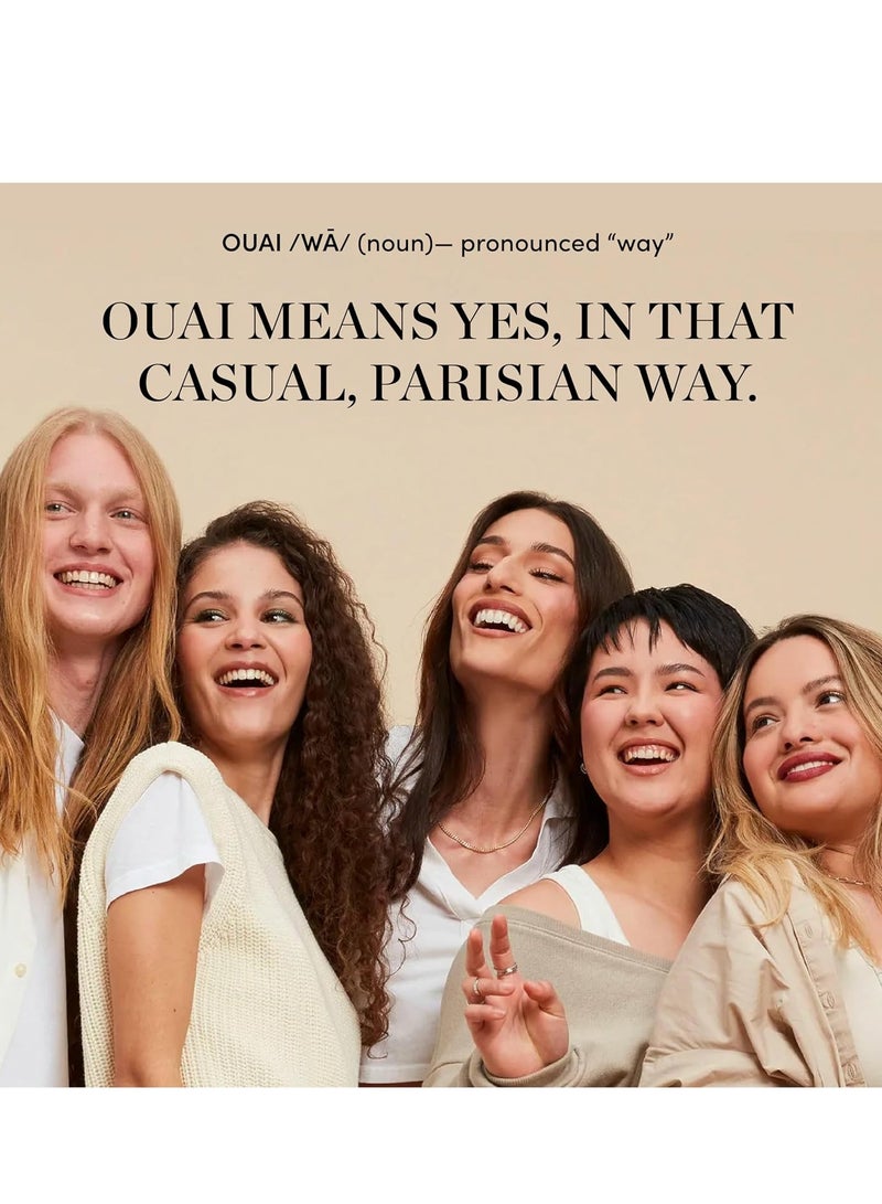 OUAI Fine Shampoo - Volumizing Shampoo with Strengthening Keratin, Biotin & Chia Seed Oil for Fine Hair - Delivers Clean, Weightless Body - Paraben, Phthalate & Sulfate Free Hair Care - 10 fl oz - Image 5