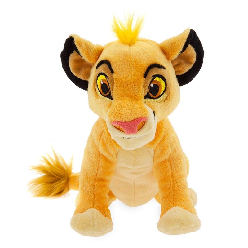 Disney Store Official Mini Bean Bag Plushies - Simba - Cute Stuffed Animal with Detailed Sculpting, Embroidered Features, Bean Bag Bottom Plush Toys for Kids - Image 1