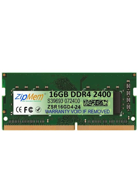 DDR4 16GB DDR4 2400MHz Memory (Memory) CL-17 | Single Row 1Rx8 | SO-DIMM | PC4-19200, Computer RAM Memory Module Upgrade