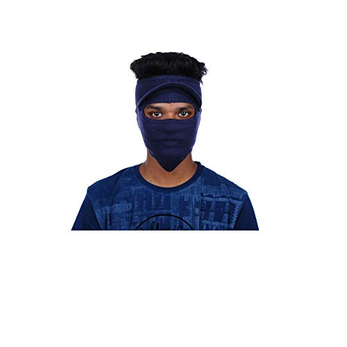 H-Store Unisex Ninja Cap Face Balaclava Mask -(blue plain , Medium ) - Image 2