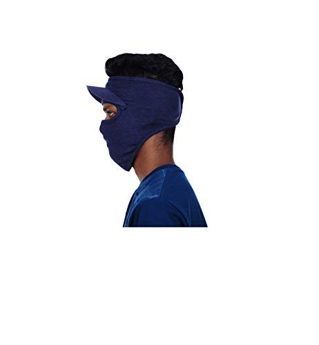 H-Store Unisex Ninja Cap Face Balaclava Mask -(blue plain , Medium ) - Image 3