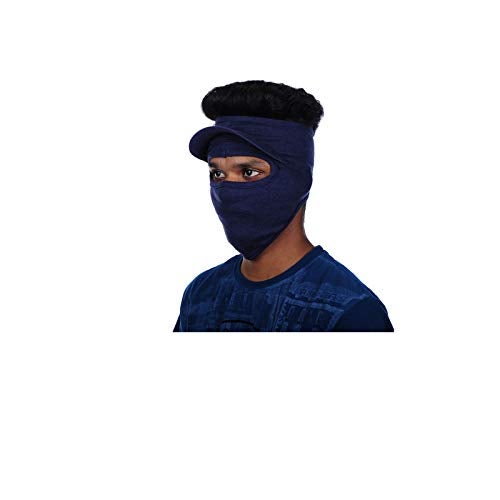 H-Store Unisex Ninja Cap Face Balaclava Mask -(blue plain , Medium ) - Image 5