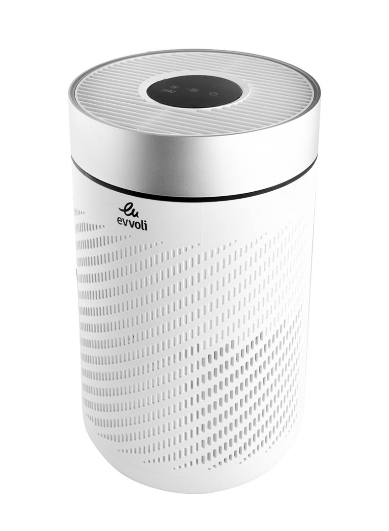evvoli Air Purifier with Extra Filter Suitable for Medium Rooms - 27㎡ Coverage EVAP-27UW-Filter-27 White - Image 3