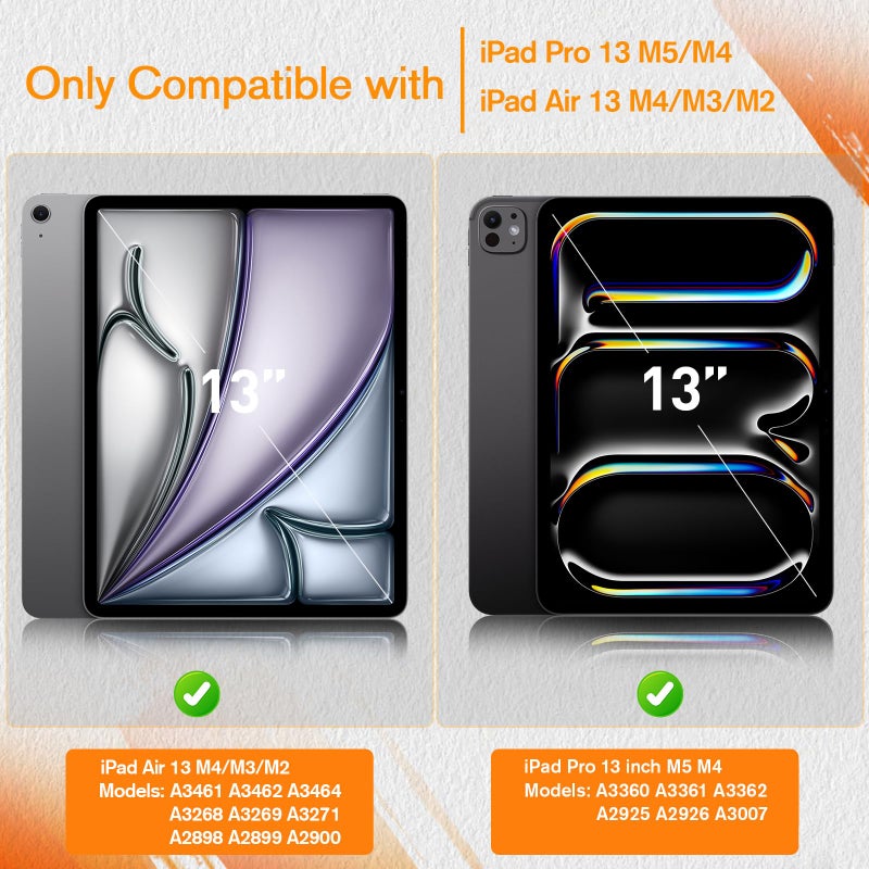 KCT 2 Pack Paperfeel Screen Protector Compatible with iPad Air 13 inch M4/M3/M2 & iPad Pro 13 inch M5 2025/ M4 2024, Paper Write as Real Paper, Anti Glare, Touch Sensitivity - Image 2