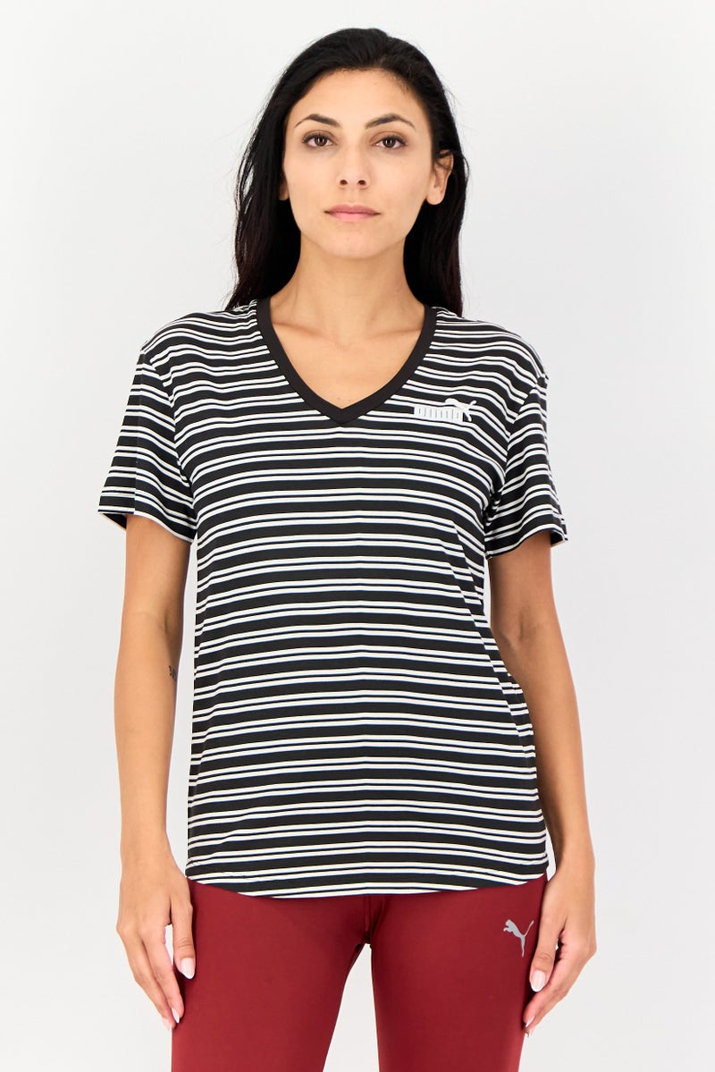 PUMA Women Sportswear Fit Short Sleeve Outdoor Top, Multicolor - Image 1