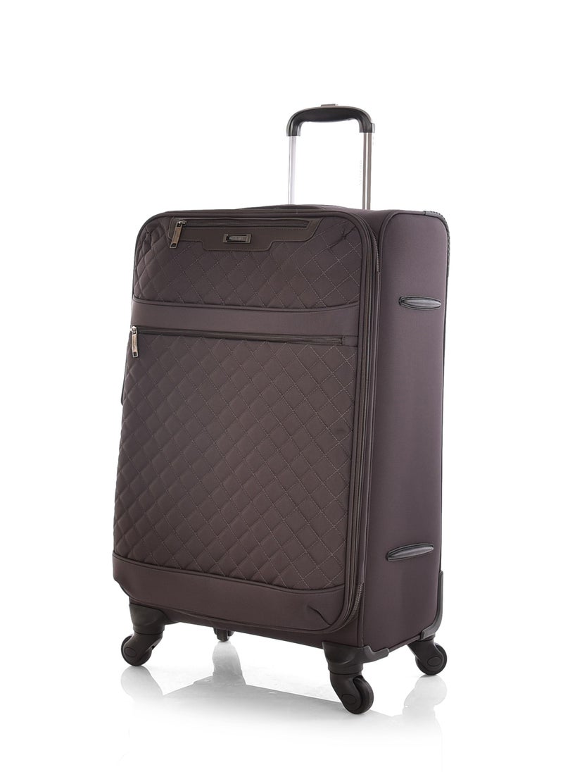 MAGELLAN - Magellan Luggage 4 Piece Set Trolley Travel Bag Size 20/24/28/32 Inch Brown - Image 1