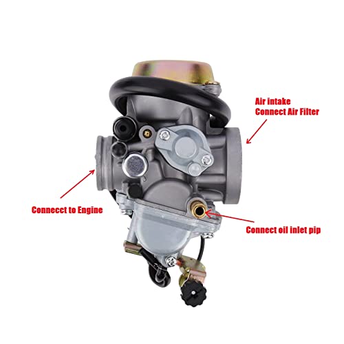 MINSTAR Ozark 250 Carburetor Fits Suzuki LT-F250 Ozark 2002-2009 2012-2014, LT-Z250 QuadSport Z 2004-2009, Replace# 13200-21G10 13200-05G22 - Image 4