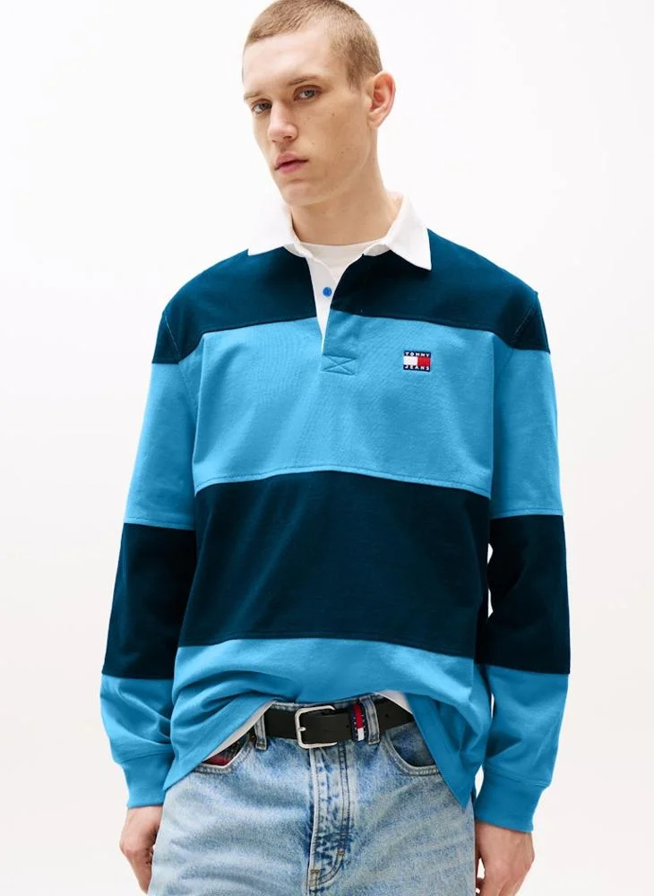 TOMMY JEANS Relaxed Rugby Polo Shirt