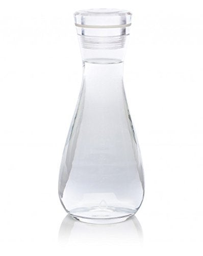 KOR KOR Water 34 oz BPA Free Glass Carafe with lid for use with Water Fall by KOR Counter Top Filter 