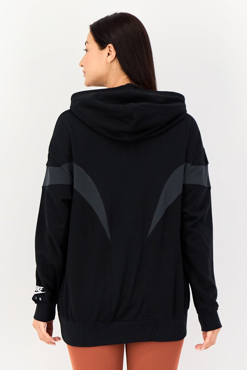 Nike X Air Women Sportswear Fit Outdoor Hoodies, Black - Image 3