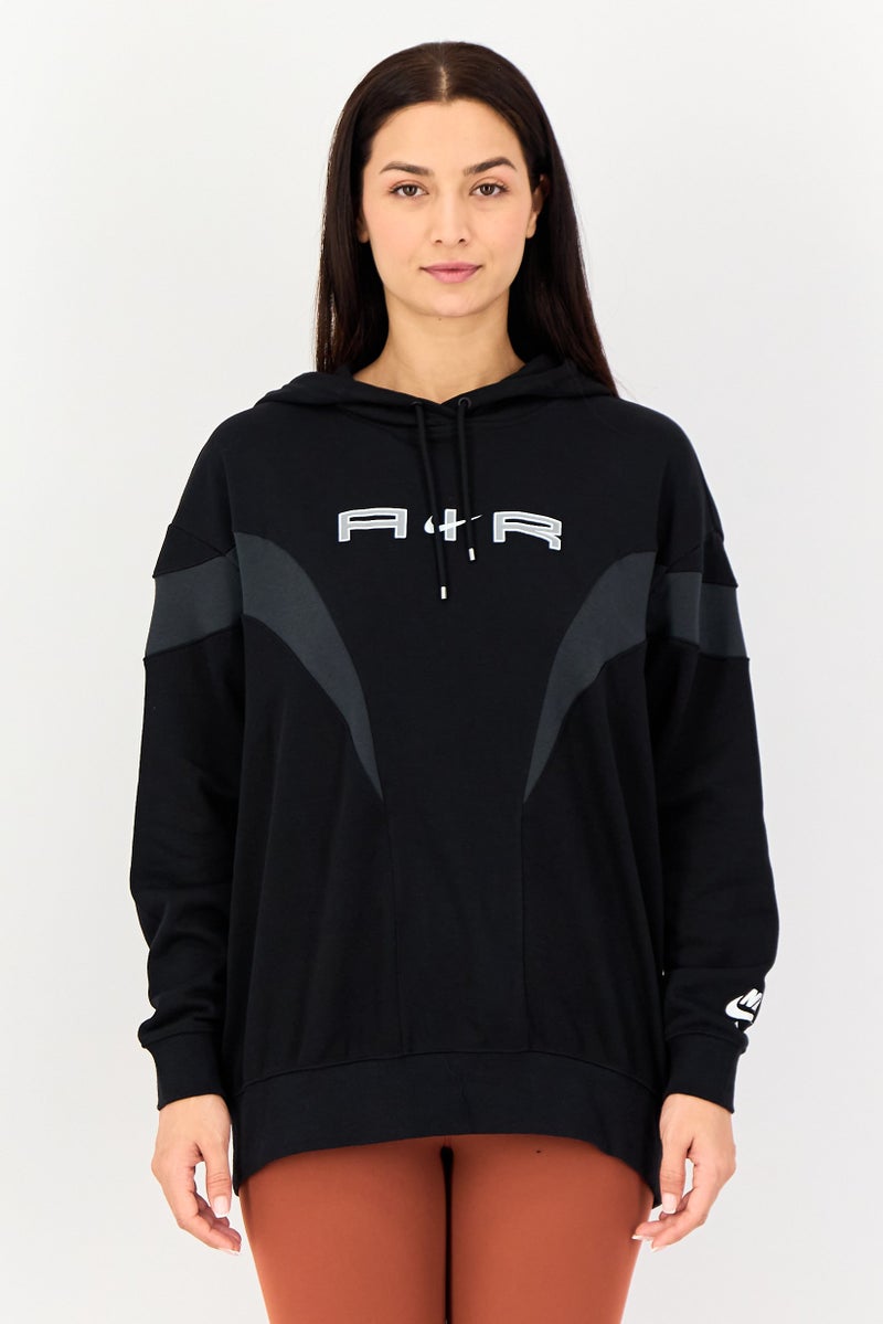 Nike X Air Women Sportswear Fit Outdoor Hoodies, Black - Image 1