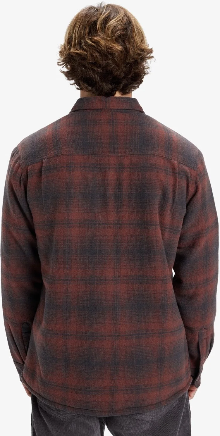QUIKSILVER Quiksılver Venture Overshirt Sherpa Men Brown Stone Venture Os Sherpa Shirt AQYWT03364-RRZ1