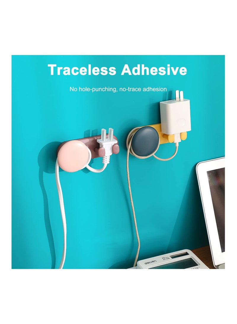 Excefore Cord Organizer for Kitchen Appliances, Wall Mount Adhesive Cord Holder, Cord Keeper, Cable Management for Storage and Fix Cords of Mixer, Coffee Maker, Blender(Set of 4) - Image 3