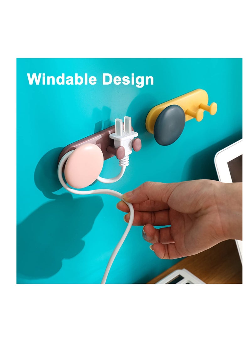 Excefore Cord Organizer for Kitchen Appliances, Wall Mount Adhesive Cord Holder, Cord Keeper, Cable Management for Storage and Fix Cords of Mixer, Coffee Maker, Blender(Set of 4) - Image 4