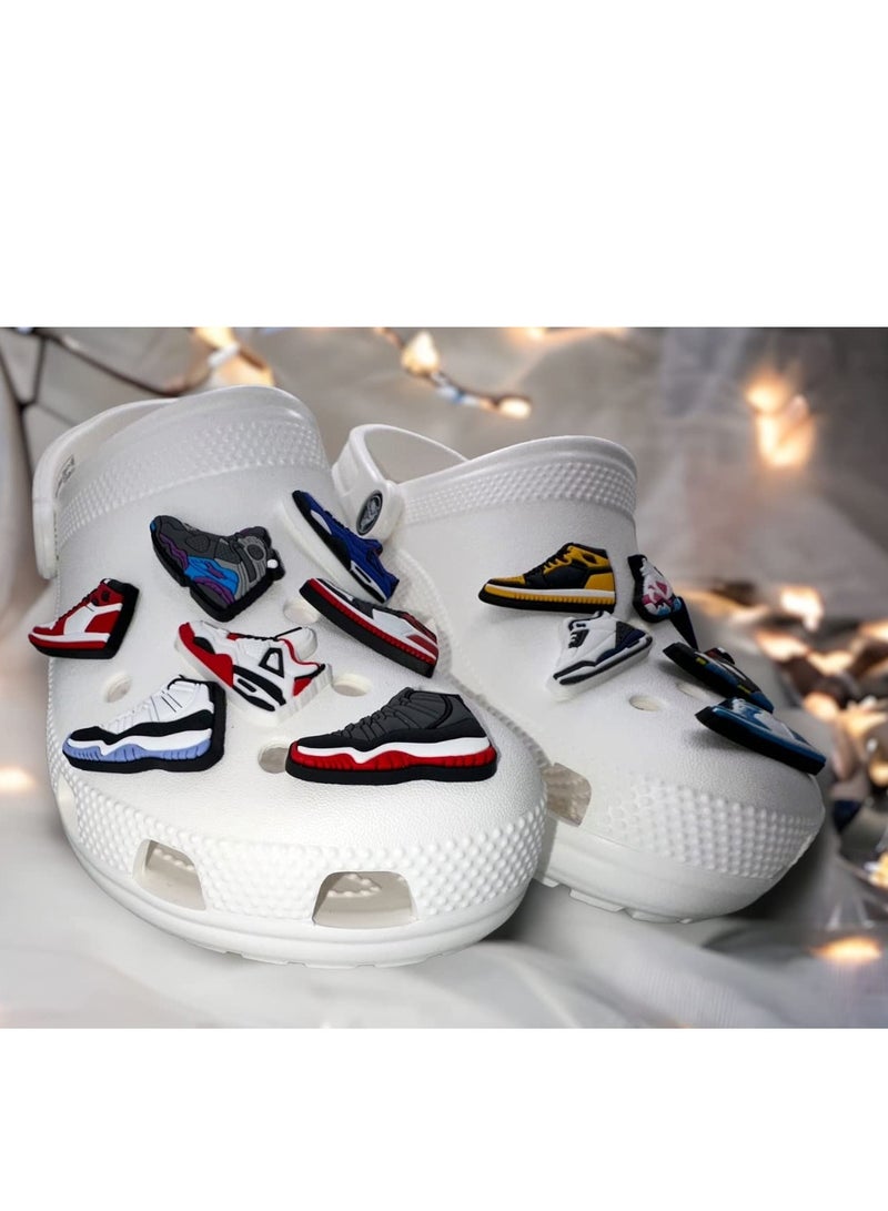 20 Pcs Shoe Charms Jibbitz Accessories for Croc Shoe Buckle Party Favors ​Mini Basketball Decoration Charm for Women Girls Men Party Favor Wristband Decoration