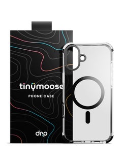 TinyMoose iPhone 16 Plus MagSafe Phantom Grip Drip iPhone Case with MagSafe made for iPhone 16 Plus, Anti-Drop Shock Absorption, Anti-Scratch - Ghost Black  - Image 2