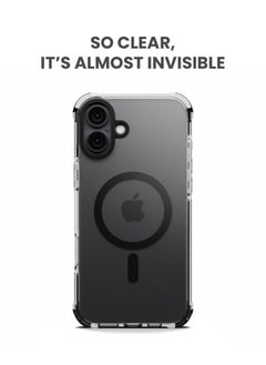 TinyMoose iPhone 16 Plus MagSafe Phantom Grip Drip iPhone Case with MagSafe made for iPhone 16 Plus, Anti-Drop Shock Absorption, Anti-Scratch - Ghost Black  - Image 3