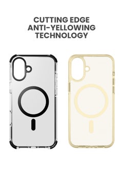 TinyMoose iPhone 16 Plus MagSafe Phantom Grip Drip iPhone Case with MagSafe made for iPhone 16 Plus, Anti-Drop Shock Absorption, Anti-Scratch - Ghost Black  - Image 5