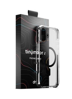 TinyMoose iPhone 16 Plus MagSafe Phantom Grip Drip iPhone Case with MagSafe made for iPhone 16 Plus, Anti-Drop Shock Absorption, Anti-Scratch - Ghost Black  - Image 1