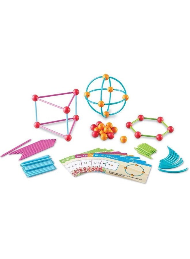 Learning Resources Dive Into Shapes! A "Sea" & Build Geometry Set 129 Piece Ages 6+ Multicolor - Image 1