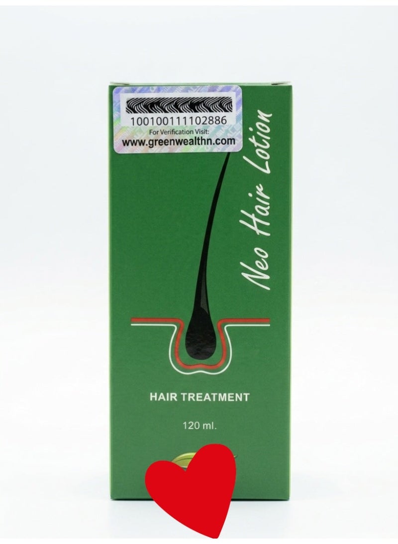 Natural New Hair Lotion for Hair Treatment and Growth Stimulation - 120 ml - Image 1