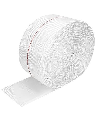 QWORK Backwash Hose 3 ID x 65 FT Flexible Discharge Fire Hose Lightweight Polyester Flat Water Hose Sump Pump Hoses Drain Hose for Outdoor Lawn Garden Park Car Cleaning Pool - Image 1