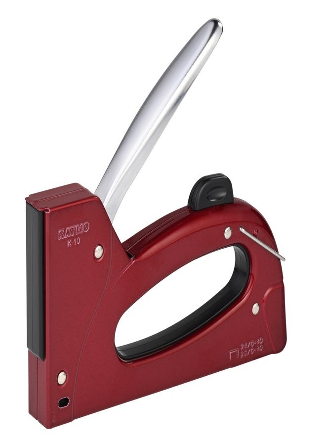 Kaymo K-10 Hand Tacker | Compact Lightweight Tool | Full Steel Handle | All Metal Body | Lockable Handle | Staple Viewing Window | Uses 23 Series Staples | 198g Weight | Durable for Professional Use - Image 1