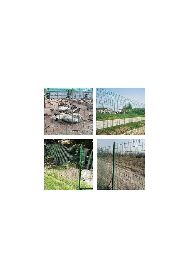 KNP Green Steel Garden Fence (3.67 Mtr) (1/2" X 3FT X 12FT X 22MM) fence is perfect for protecting plants, defining boundaries, and adding structure to outdoor spaces. - Image 3