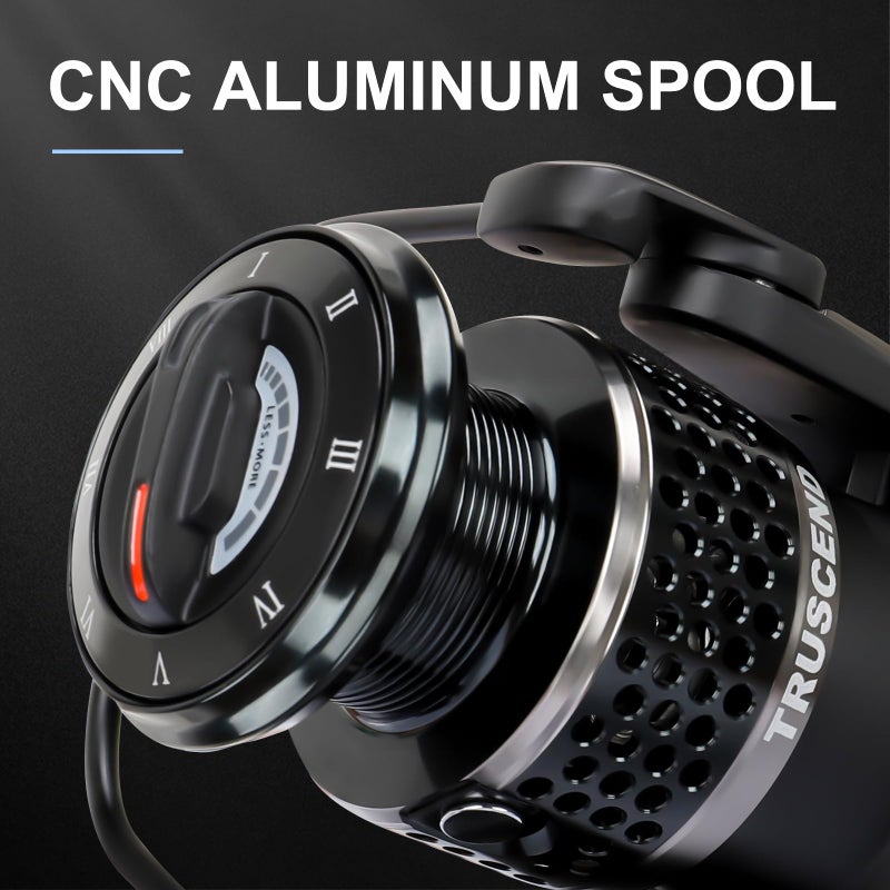 TRUSCEND 1500 Spinning Reel, Aviation Metal Materials Body, Industrial Durable-Strength, High Speed & Stability, Ultra-Light & Powerful, Smoother & Durable - Image 4