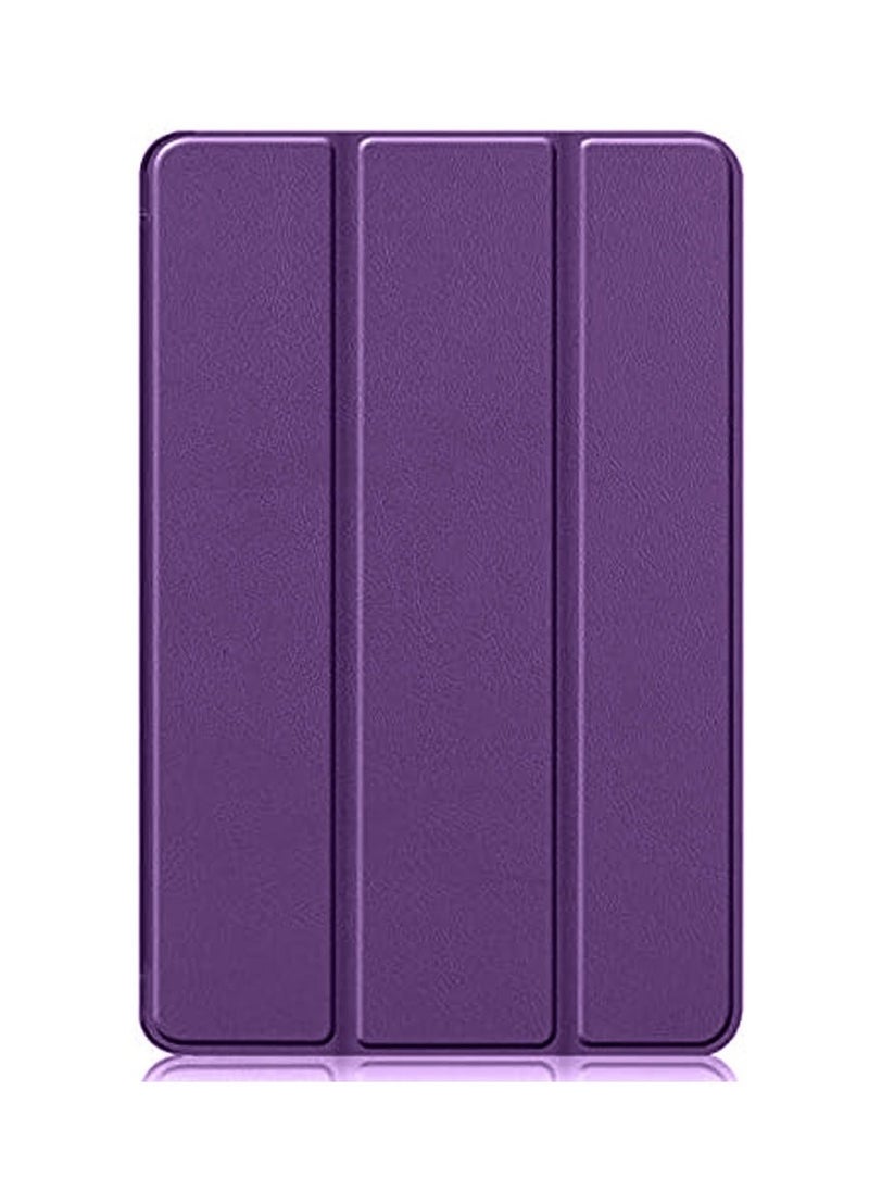 Techie Smart Folio Flip Trifold Back Case with Auto Wake/Sleep Function Cover for Samsung Galaxy Tab A9 8.7 Inch 2023 - Dark Purple  - Image 2