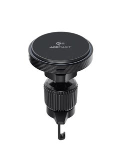 ACEFAST D33 Magnetic Wireless Car Charging Holder for Air Vent – Qi2 Certified 15W Fast Charger | Auto-Align Magnetic Mount for MagSafe & Qi-Enabled Phones | Compact, Heat-Resistant & Secure Air Vent Clip Design | Hands-Free Navigation – Black  - Image 3