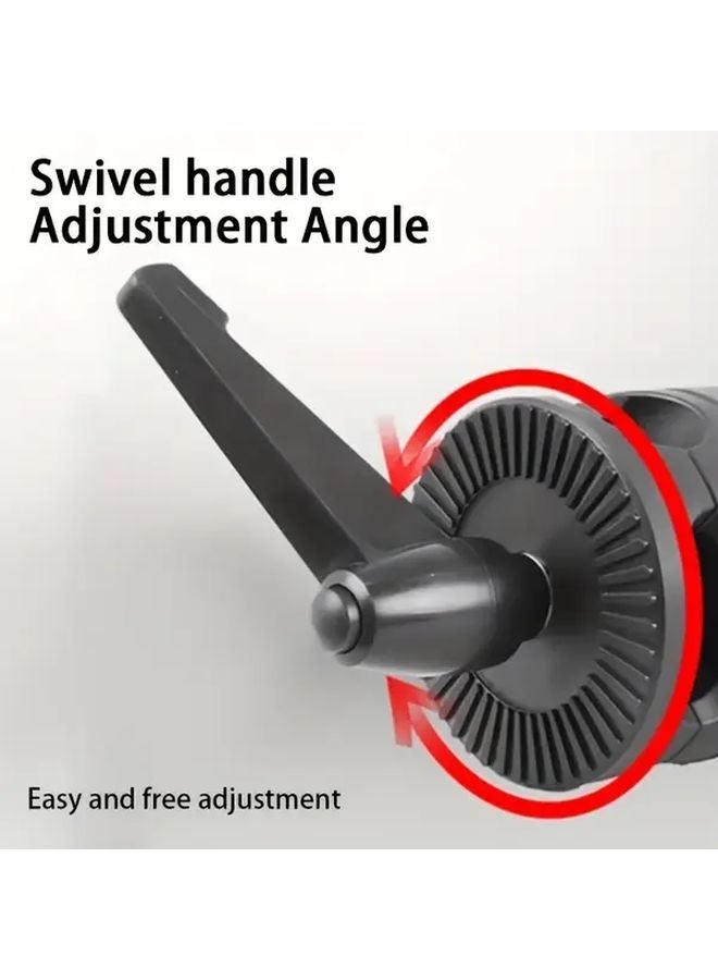 Black Rotating Tripod Head Grip Bracket Adjustable Height Angle For Light Stands - Image 4