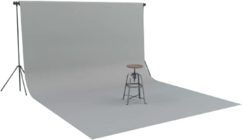 6.5 x 10ft (3m x 6m) Grey Screen Backdrop Background, Portable Polyester Chroma Photography Backdrop for Zoom/Gaming/YouTube Video/Photo Studio/Live Stream/Party Decorations(Stand NOT Included)...