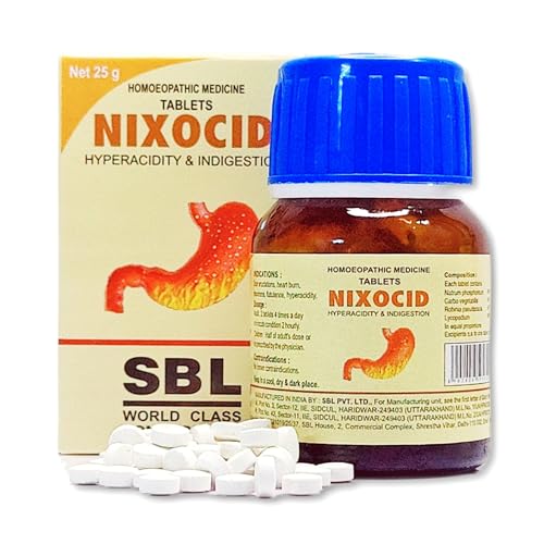 SBL Nixocid tablets sbl homeopathy || pack of 2 (25gx2) - Image 1