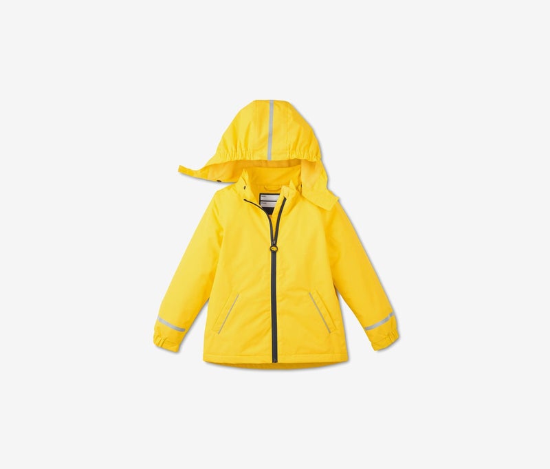 Tchibo Unisex Thermal Rain Jackets, Yellow - Image 1