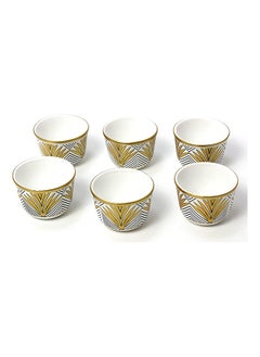 Set of 6 Pieces Cawa Cups Traditional Arabian Design Cups for Tea, Coffee Perfect for Home and Office - pzsku/Z13FC2ABECE3DEE731A28Z/45/_/1657094720/fc1640ff-c0f7-4b5e-858d-c00820d437b4