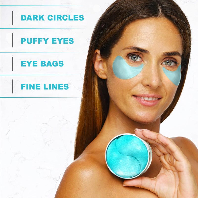 Arvesa Under Eye Patches For Puffy Eyes And Dark Circles - Retinol Collagen Under Eye Masks - Reduce Wrinkles & Bags - Skin Treatment Pads - Anti Aging Moisturizer Mask For Women Gift - 60 Gel Pads - Image 2