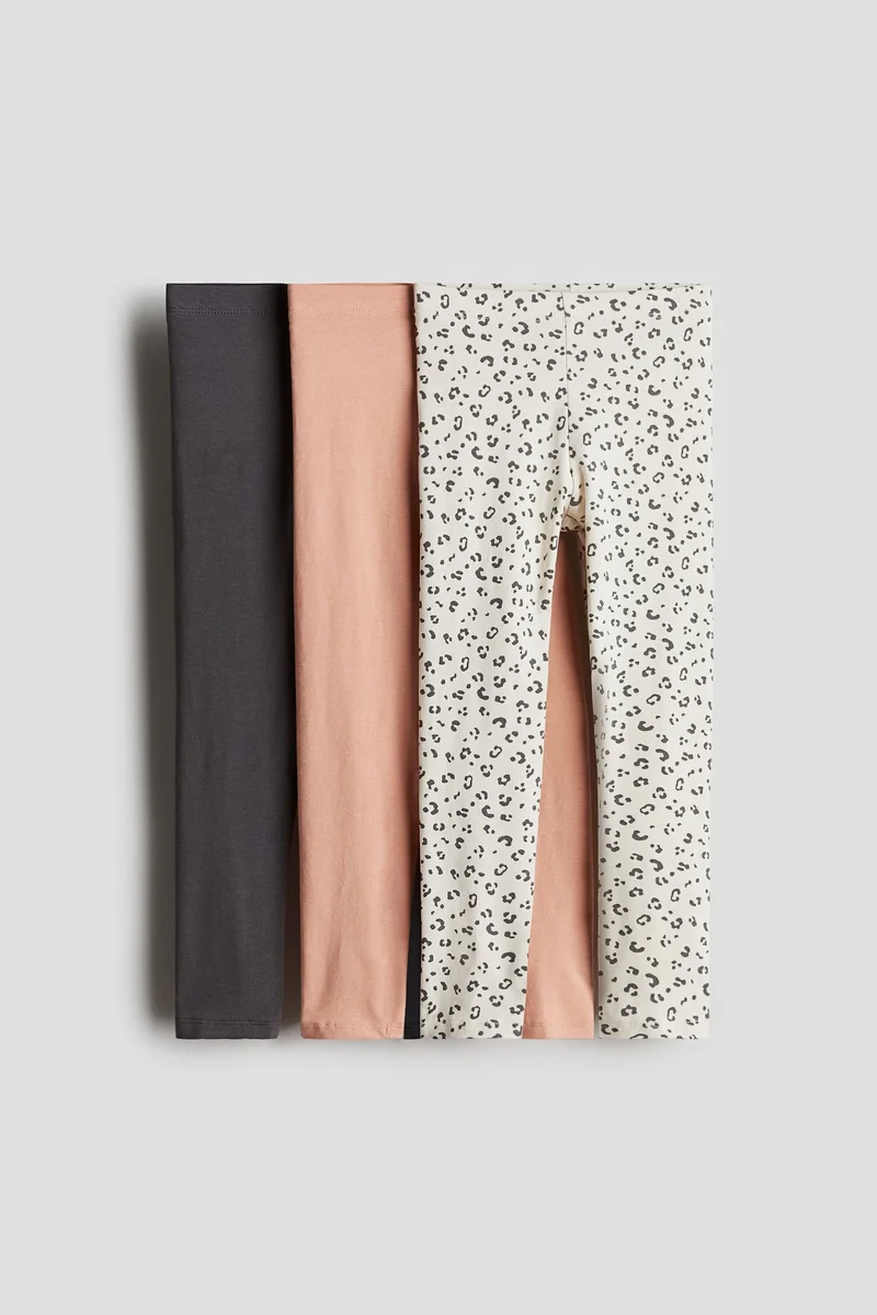 H&M 3-pack jersey leggings