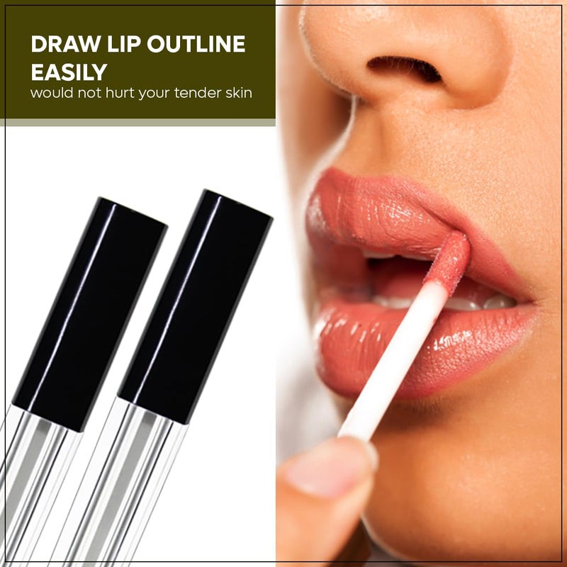 nsb herbals nsb herbals 5 ml Square Premium Acrylic Empty Lip Gloss Lip Care Cosmetic Mascara Liquid Eye Shadow Transparent Empty Clear Lip Containers Tubes Refillable Bottle With Plug Pack Of 1  - Image 4