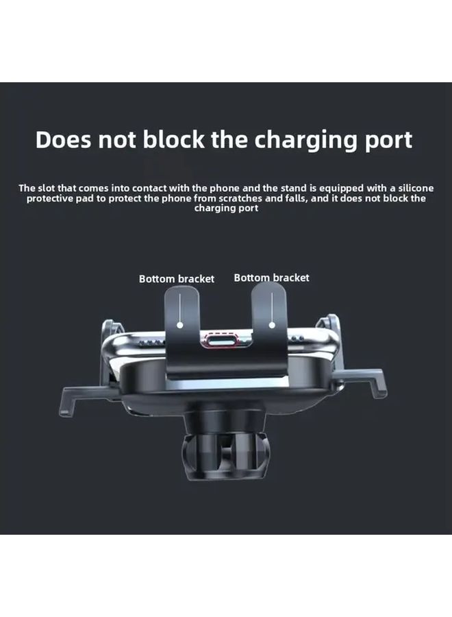 Textured Car Phone Mount With Strong Suction And Adjustable Holder - Image 5